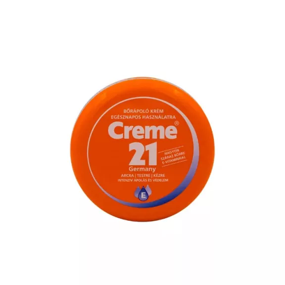 Creme 21 arc- kéz és testápoló krém nagyon száraz bőrre 150 ml Creme 21 arc- kéz és testápoló krém nagyon száraz bőrre 150 ml