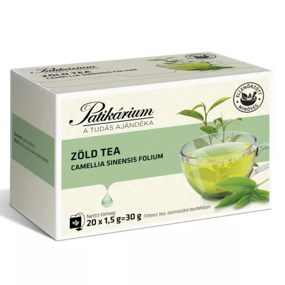 Patikárium zöld tea 20 db x 1 g Patikárium zöld tea 20 db x 1 g