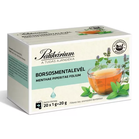 Patikárium borsosmentalevél tea 20 db x 1 g Patikárium borsosmentalevél tea 20 db x 1 g