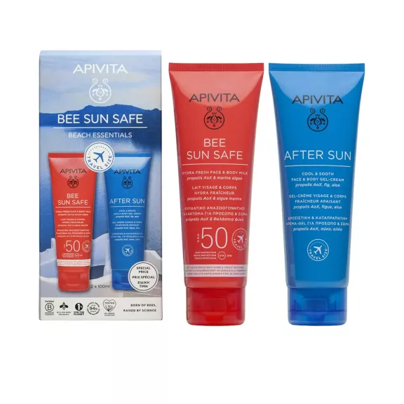 Apivita Bee Sun Safe travel size 2x100 ml Apivita Bee Sun Safe travel size 2x100 ml