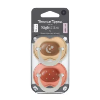   Tommee Tippee NightGlow éjszakai nyugtató cumi sterilizáló tokkal 6-18 hó 2 db
