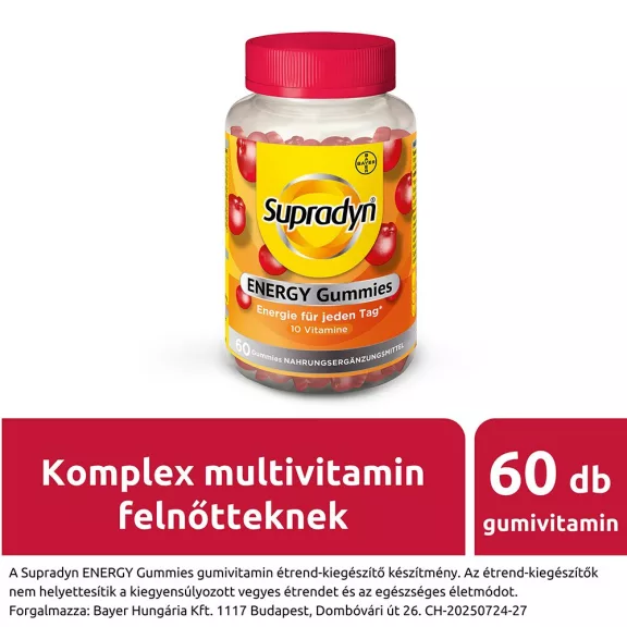 Supradyn energy gumivitamin 60 db Supradyn energy gumivitamin 60 db