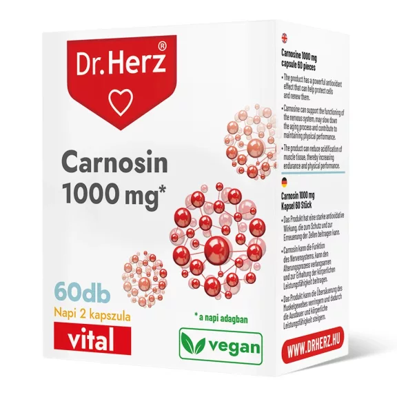 Dr. Herz Carnosin 1000 mg 60 db Dr. Herz Carnosin 1000 mg 60 db