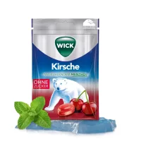   Wick cukormentes torokcukorka mentollal meggylével és eukaliptusz olajjal 72 g