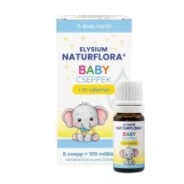 Elysium Naturflora Baby cseppek + D-vitamin 5 ml