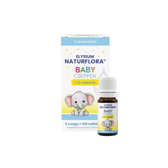 Elysium Naturflora Baby cseppek + D-vitamin 5 ml Elysium Naturflora Baby cseppek + D-vitamin 5 ml