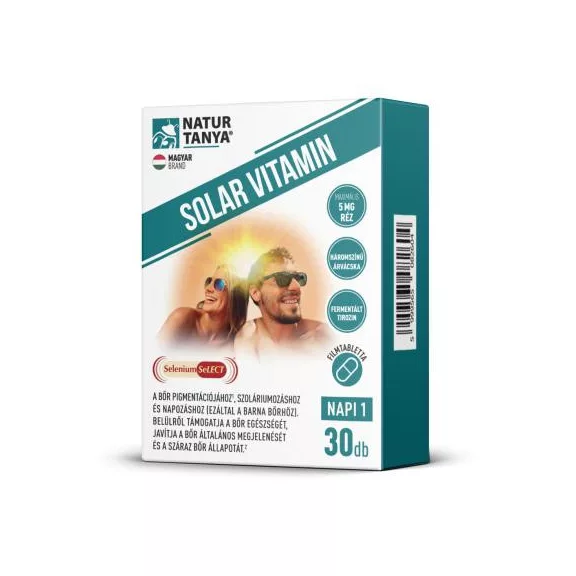 Natur Tanya Solar napozóvitamin 30 db Natur Tanya Solar napozóvitamin 30 db