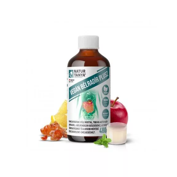 Natur Tanya vegán bélradír plusz folyékony koncentrátum 480 ml Natur Tanya vegán bélradír plusz folyékony koncentrátum 480 ml