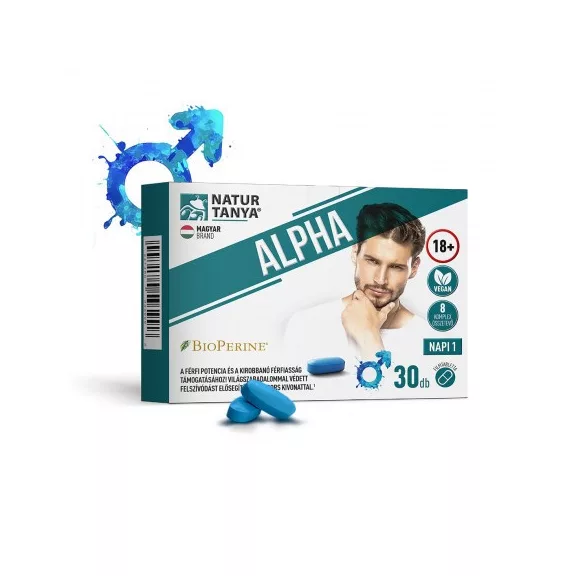 Natur Tanya Alpha férfi potencianövelő tabletta 30 db Natur Tanya Alpha férfi potencianövelő tabletta 30 db