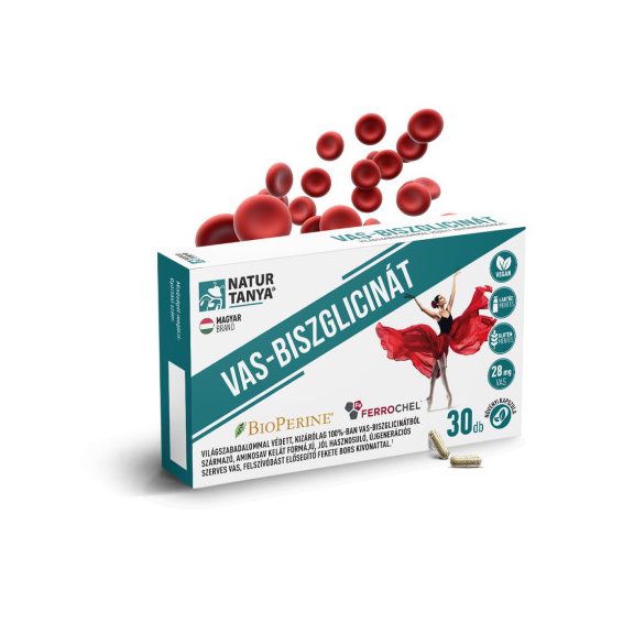 Natur Tanya vas-biszglicinát 30 db Natur Tanya vas-biszglicinát 30 db