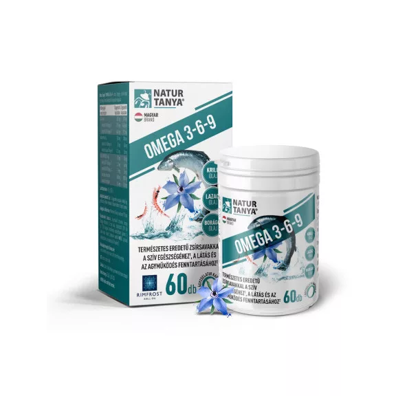 Natur Tanya Szerves Omega 3-6-9 kapszula 60 db Natur Tanya Szerves Omega 3-6-9 kapszula 60 db