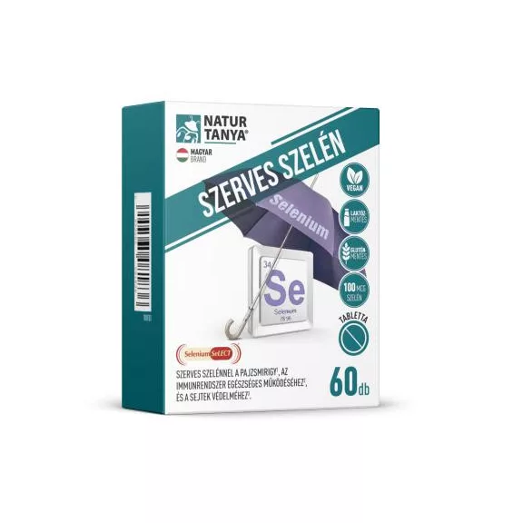 Natur Tanya szerves szelén tabletta 60 db Natur Tanya szerves szelén tabletta 60 db