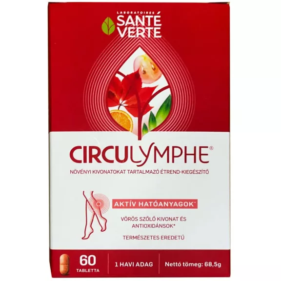 Circulymphe vérkeringést támogató tabletta 60 db Circulymphe vérkeringést támogató tabletta 60 db