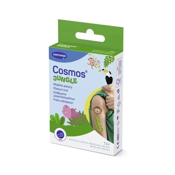 Hartmann Cosmos Jungle gyermek sebtapasz 12 db Hartmann Cosmos Jungle gyermek sebtapasz 12 db