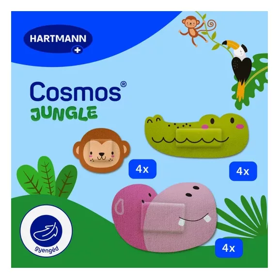 Hartmann Cosmos Jungle gyermek sebtapasz 12 db Hartmann Cosmos Jungle gyermek sebtapasz 12 db
