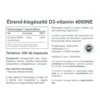 Vitaking D3-vitamin 4000NE 200 db