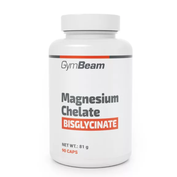 GymBeam Magnézium-kelát (biszglicinát) kapszula 90 db GymBeam Magnézium-kelát (biszglicinát) kapszula 90 db