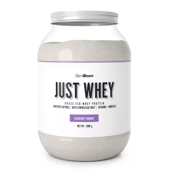 GymBeam Just Whey Grass-Fed Protein áfonyás joghurt 1000 g GymBeam Just Whey Grass-Fed Protein áfonyás joghurt 1000 g