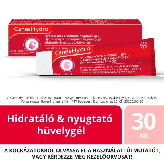 CanesHydro hidratáló és nyugtató hüvelygél 30 ml