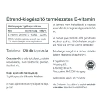Vitaking természetes E-vitamin 400NE 120 db