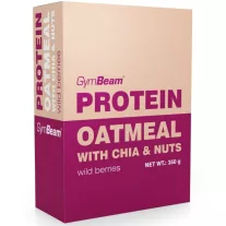   GymBeam Protein Oatmeal with chia & nuts erdei gyümölcs ízű 350 g