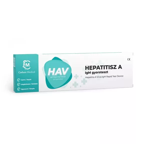 Carbon Medical Hepatitisz A IgM gyorsteszt 1 db Carbon Medical Hepatitisz A IgM gyorsteszt 1 db
