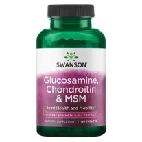  SWANSON Glükozamin Kondroitin & MSM tabletta 3:1 formula 120 db