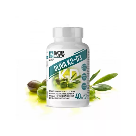 Natur Tanya Oliva K2+D3 világszabadalom vitamin 40 db Natur Tanya Oliva K2+D3 világszabadalom vitamin 40 db