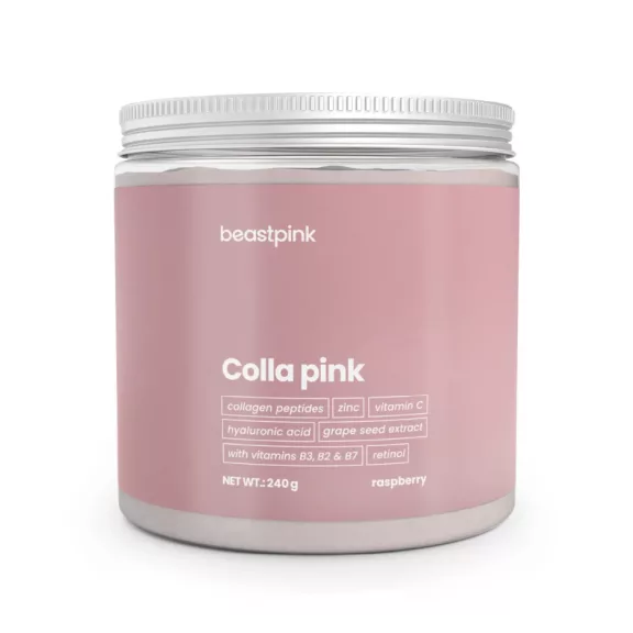 BeastPink Colla Pink málna ízben 240 g BeastPink Colla Pink málna ízben 240 g