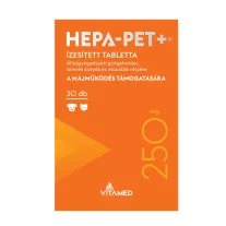 VitaMED Hepa-PET+ ízesített tabletta 250 mg 30 db