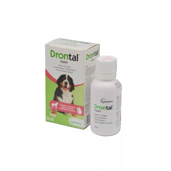 Drontal puppy belsőleges szuszpenzió 50 ml Drontal puppy belsőleges szuszpenzió 50 ml