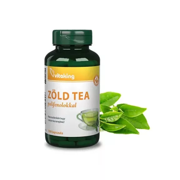 Vitaking Zöld Tea polifenolokkal 100 db Vitaking Zöld Tea polifenolokkal 100 db