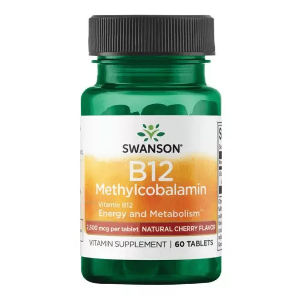 SWANSON B12 2500 mcg rágótabletta 60 db SWANSON B12 2500 mcg rágótabletta 60 db