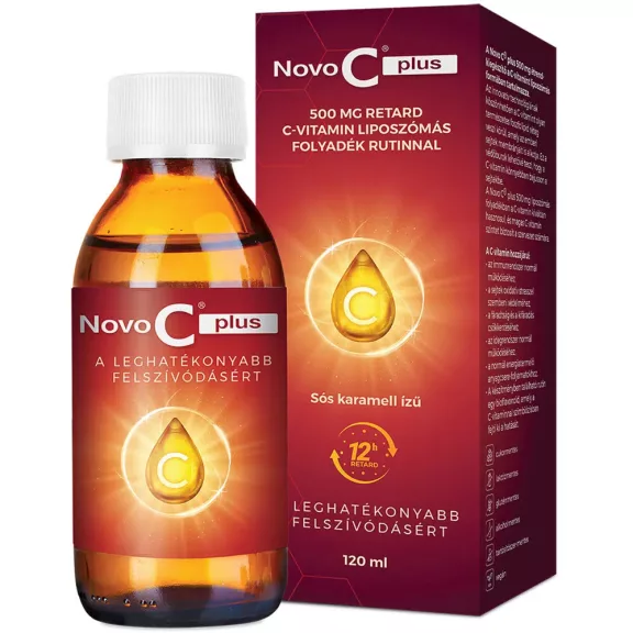 Novo C Plus 500 mg Retard liposzómás C-vitamin 120 ml Novo C Plus 500 mg Retard liposzómás C-vitamin 120 ml