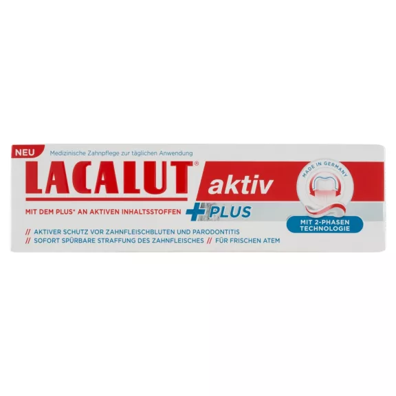 Lacalut Aktiv Plus fogkrém 75 ml Lacalut Aktiv Plus fogkrém 75 ml