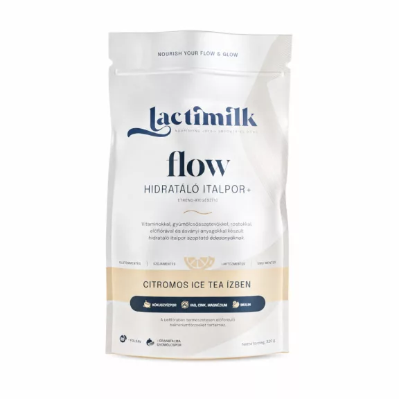 Lactimilk flow hidratáló italpor+ citromos ice tea ízben 320 g Lactimilk flow hidratáló italpor+ citromos ice tea ízben 320 g