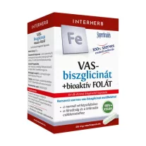 Interherb Vas-biszglicinát+bioaktív Folát kapszula 60 db