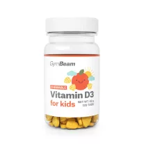   Gymbeam D3-vitamin narancs ízű rágótabletta gyerekeknek 120 db