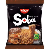   Nissin Soba instant tésztaétel japán curry ízesítéssel 111 g
