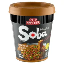   Nissin Soba Poharas instant tésztaétel japán curry ízesítéssel 90 g