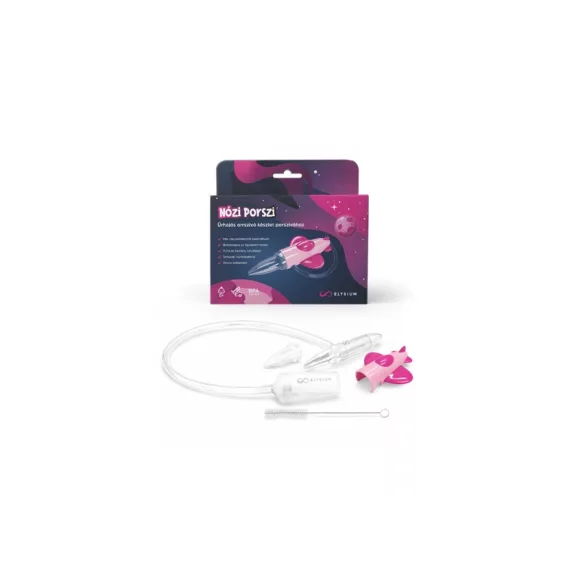 Elysium Nózi porszi űrhajós orrszívó készlet pink/magenta