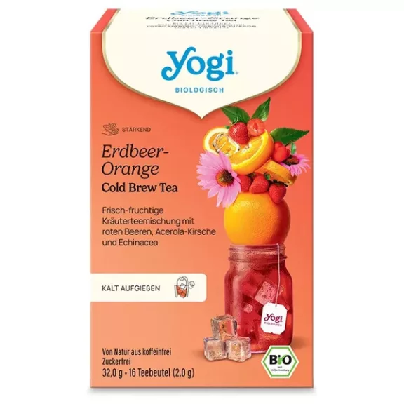 Yogi Tea Epres-narancsos bio jeges tea 16 db Yogi Tea Epres-narancsos bio jeges tea 16 db