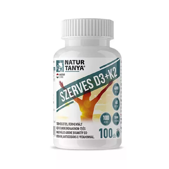 Natur Tanya szerves D3 + K2 vitamin tabletta 100 db Natur Tanya szerves D3 + K2 vitamin tabletta 100 db