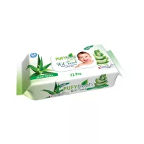 Pufy nedves törlőkendő aloe 72 db
