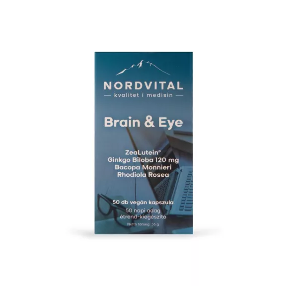 Nordvital Brain and Eye vegán kapszula 50 db Nordvital Brain and Eye vegán kapszula 50 db