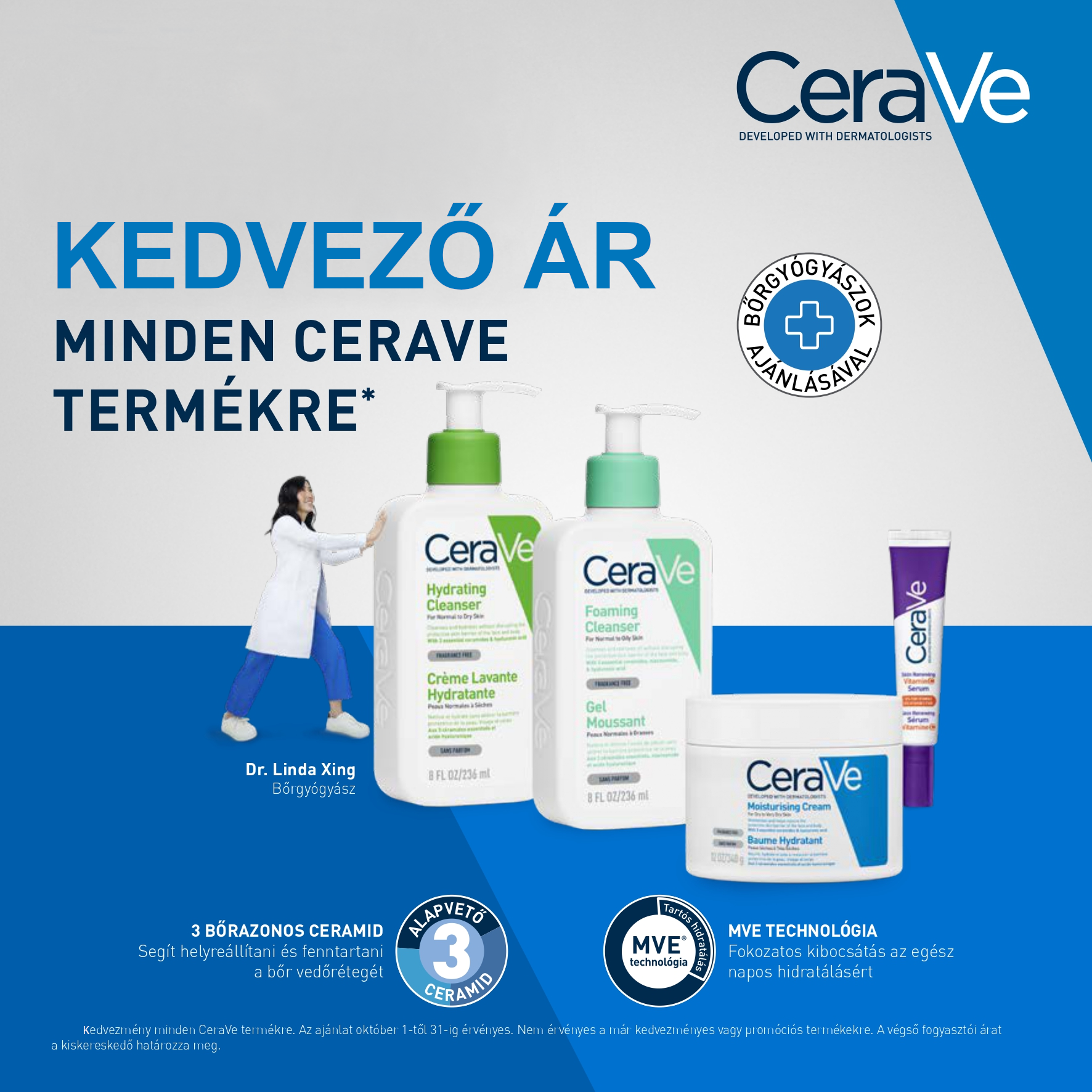 CeraVe termékek kedvező áron
